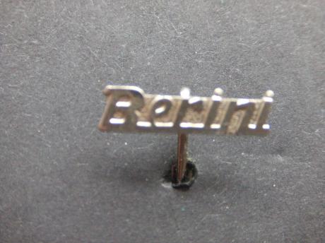 Berini brommer logo zilverkleurig